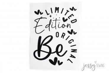 Bügelbild "limited edition" "be original" by Jessy Sewing